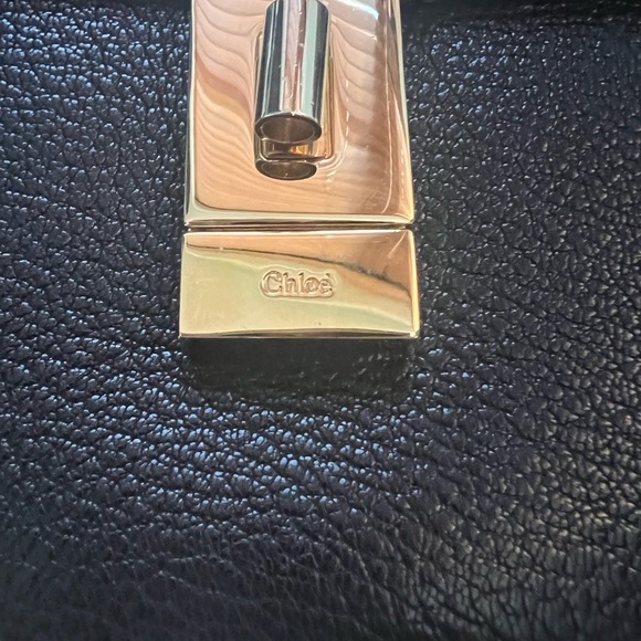 Chloe mini drew bag in black with gold hardware - Picture 16 of 16